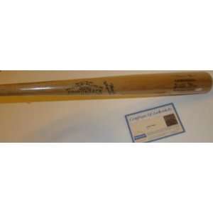  Autographed Willie Mays Bat   Vintage Adirondack STEINER 