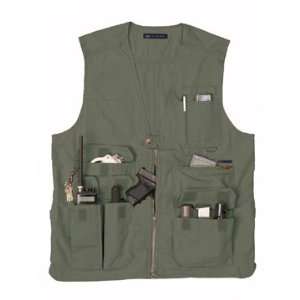 11 Inc Unisex Tactical Vest OD L #80001 182 L:  Sports 