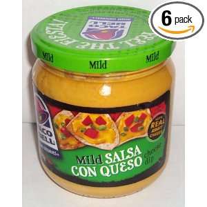 Taco Bell Mild Salsa con Queso 15 oz jar Grocery & Gourmet Food