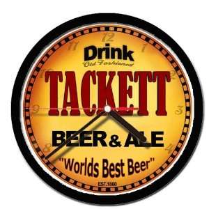  TACKETT beer and ale cerveza wall clock: Everything Else