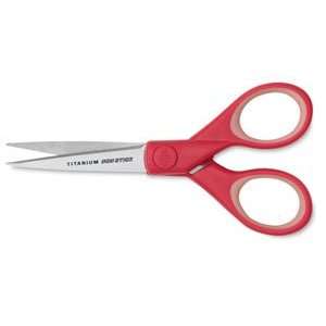 Westcott Non Stick Titanium Bonded Scissors   Pink, Non Stick Titanium 