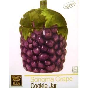  Sonoma Grape Cookie Jar By Tabletops Unlimited