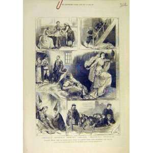  1880 Tableaux Vivants Cromwell Scott Kensington Scenes 