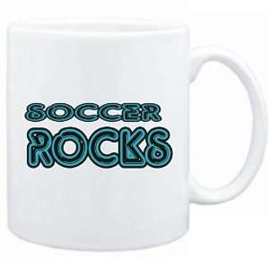  New  Soccer Rocks !  Mug Sports: Home & Kitchen