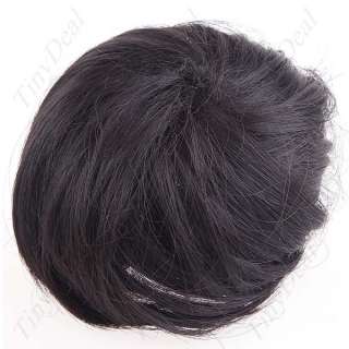 Modern Synthetic Straight Wig Bun Chignon HHP 20408  