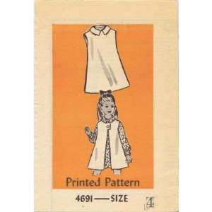   Pattern Toddler Girls Dress & Coat Size 4: Arts, Crafts & Sewing