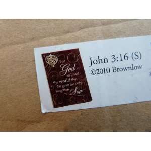  Brownlow Gifts John 3:16 Plaque: Everything Else