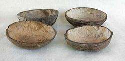 Real Coconut Bowls for Snacks, Ice Cream. Set of 4  