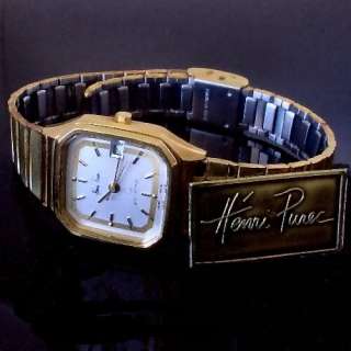   PUREC SWISS MADE LUXURY WOMANS GOLD STAINLESS STEEL WATCH  