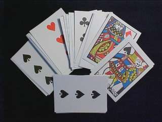 1800s Western Cowboy Pharo Faro Poker Square Cards  