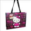 sweeten up your look with this coolest hello kitty laminated tote