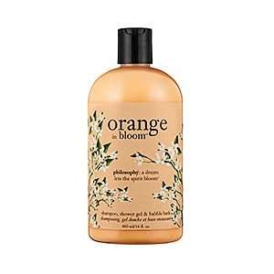   Orange in Bloom 3 in 1 Shampoo Bubble Bath Shower Gel 16 Oz Beauty