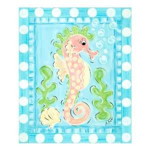  Seahorse Bubbles Canvas Reproduction