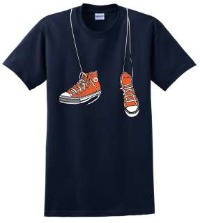 Funny Hanging Basketball Shoes T Shirt Cool  
