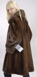 Brand New Demi Buff  brown  Let out mink fur coat jacket  MAILON FURS 