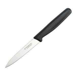 Victorinox Serrated Vegetable Knife 10cm Black:  Kitchen 