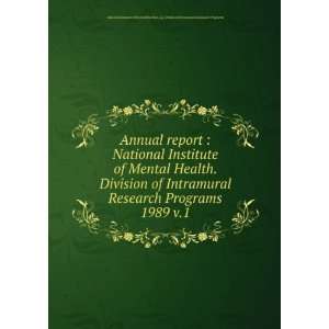  Annual report  National Institute of Mental Health 