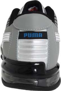 PUMA Mens Tri Run SL Mesh Running Sneaker Shoe Netural Grey White 