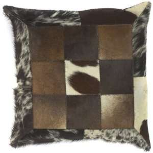   and Midnight Black Western Patchwork Down Throw Pillow