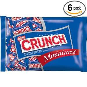 Nestle Nestle Crunch Miniatures, 11.0 Ounce Bags (Pack of 6)