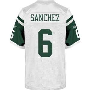  Mark Sanchez #6 New York Jets Premier EQT Jersey (White 