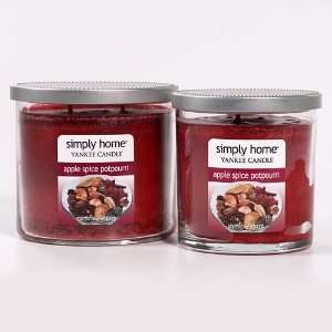   Candle simply home Apple Spice Potpourri Jar Candles