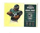 2002 Playoff Contenders Rookie Ticket Brian Westbrook S