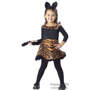  Childs Toddler Tiger Dress Halloween Costume (2 4T): Toys 