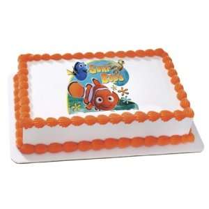   Nemo Surf Buds Birthday Party Cake Topper Edible Image Toys & Games
