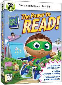 PBS Kids Super WHY! The Power to READ! for PC & Mac NEW 781735810972 