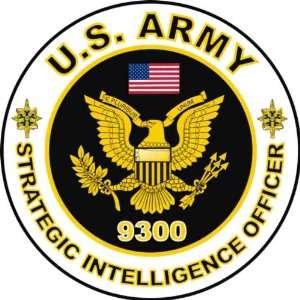 United States Army MOS 9300 Strategic Intellignece Officer 