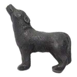   Ceramic Howling Wolf Beads, Black, 3 Per Pack Arts, Crafts & Sewing