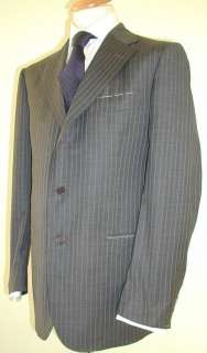 STILE LATINO BY ATTOLINI SUIT GRAY PIN 44R(54EU)NWT  