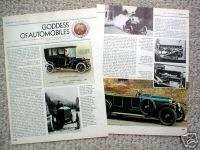 MINERVA Cars History Article/Photo’s/Picture’sBELGIUM  
