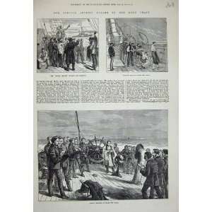   1873 Ship Volta Gold Coast Brighton Sunday Service War