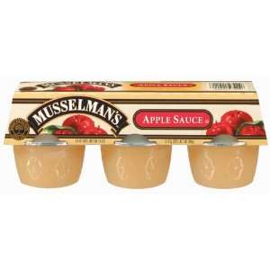 Musselmans Apple Sauce Regular 6   4 oz Grocery & Gourmet Food