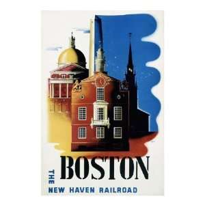  Ben Nason   New Haven Railroad / Boston Giclee Canvas 
