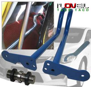 SUBARU BLUE ADJUSTABLE FLOOR BAR CHASSIS BRACE IMPREZA WRX STI GD 