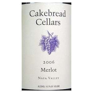  2006 Cakebread Merlot 750ml Grocery & Gourmet Food