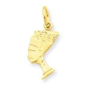  14k Nefertiti Charm: Jewelry