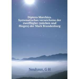   (mÃ¼cken und fliegen) der Mark Brandenburg G H Neuhaus Books