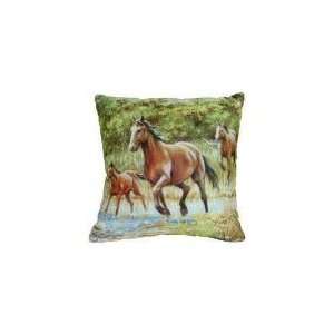   The Crossing Horses Hautman 18 Sublimation Pillow: Sports & Outdoors