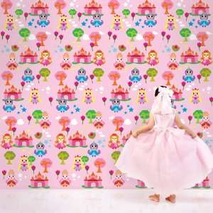  French Bull Princess Land Removable Wallpaper: Home 