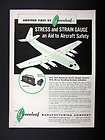 Greenleaf Aircraft Stress & Strain Gauge System 1955 print Ad 