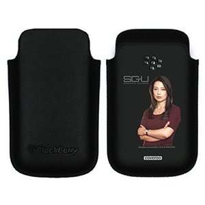  Camile Wray from Stargate Universe on BlackBerry Leather 