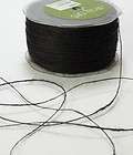 MAY ARTS~RIBBON FIBER JUTE BURLAP STRING~BLACK~1​/32  X 10 YARDS