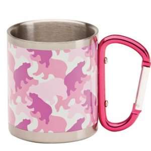  Bear ables Pink Camo Carabiner 8 Oz. Mug From Big Sky 