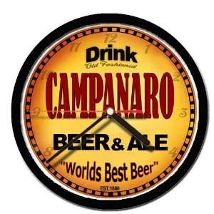  CAMPANARO beer and ale cerveza wall clock: Everything Else