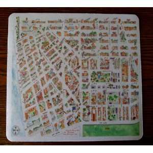  Greenwich Village Map Mouse Pad 