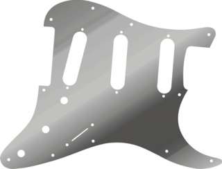 Pickguard for Fender Strat Stratocaster Chrome Mirror   FREE SHIPPING!